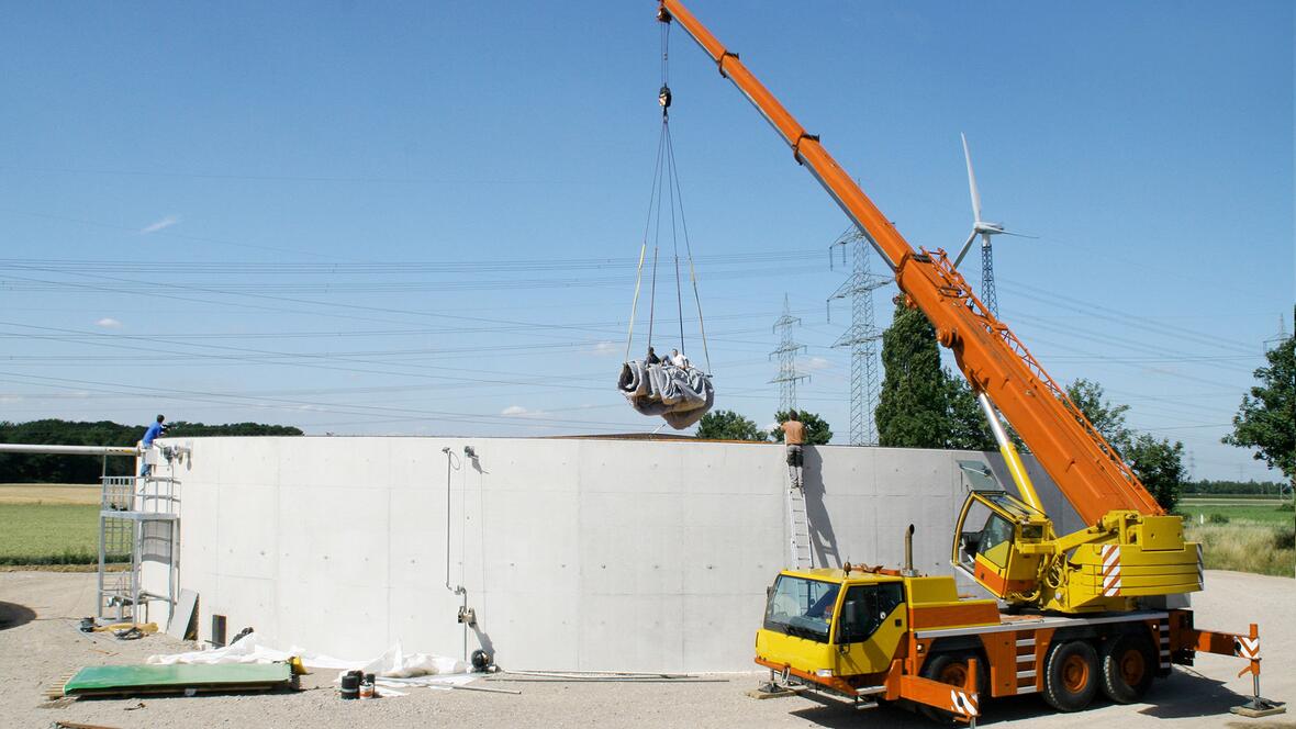 Aufwendiger Neubau von Lagerraum mit hohem Platzbedarf